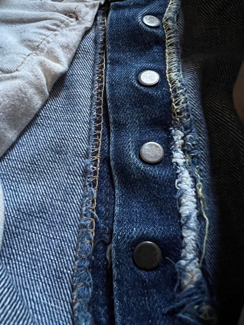 茶*ー様 60s levi's 501 BIGE ビッグE 足長R 希少ズレカン