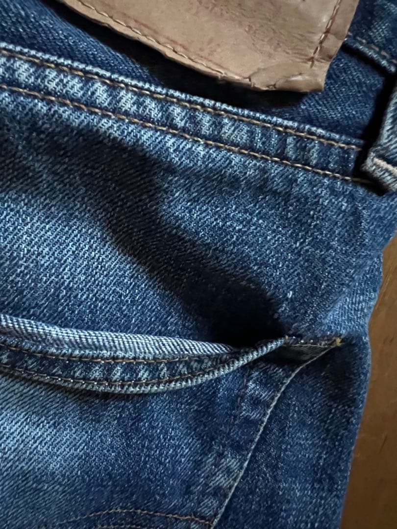 茶*ー様 60s levi's 501 BIGE ビッグE 足長R 希少ズレカン