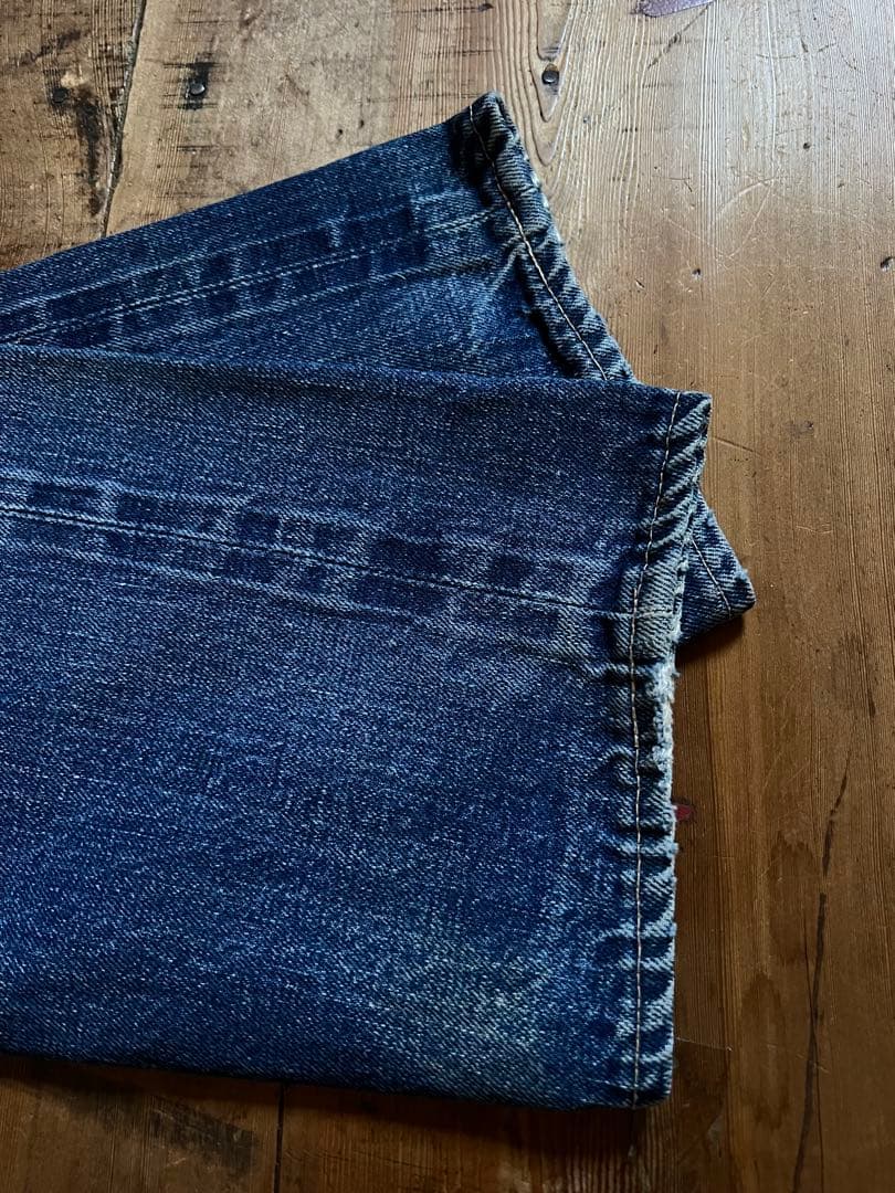 茶*ー様 60s levi's 501 BIGE ビッグE 足長R 希少ズレカン