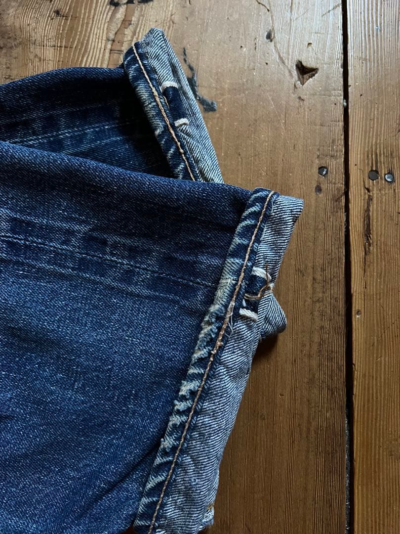 茶*ー様 60s levi's 501 BIGE ビッグE 足長R 希少ズレカン