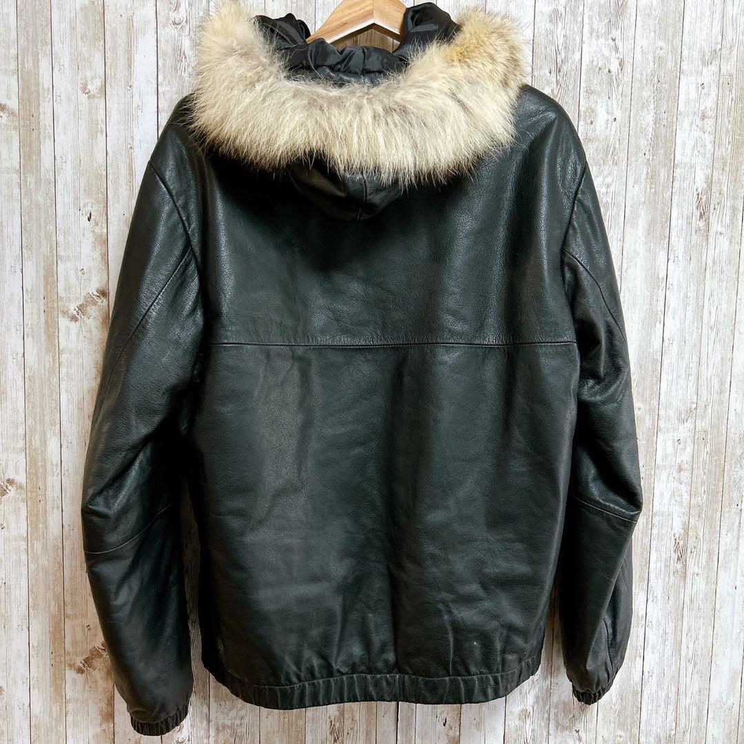 ジャケット・アウター SARCASTIC HOMME leather jacket vintage L