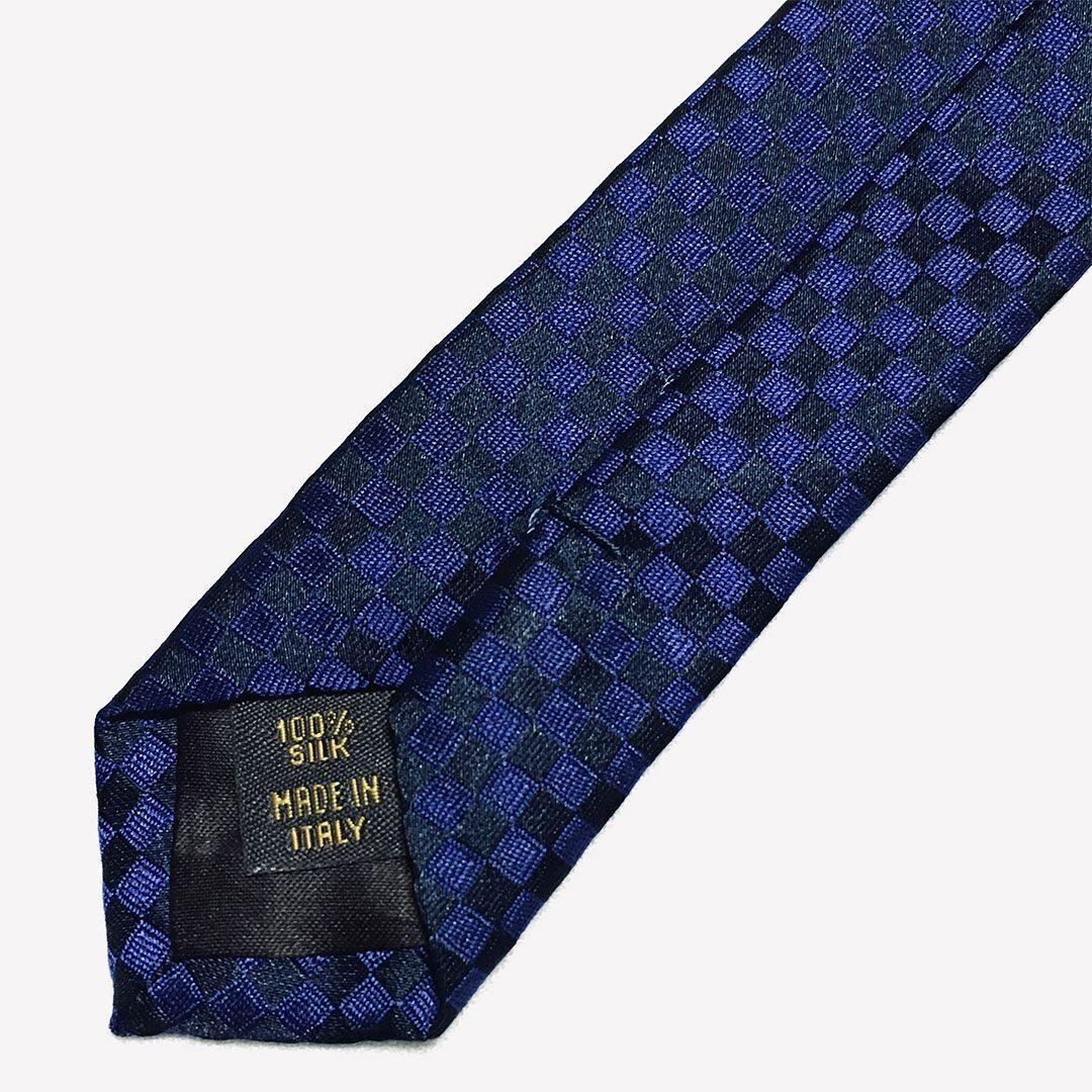 未使用級 ルイヴィトン Louis Vuitton ネクタイ シルク ダミエ