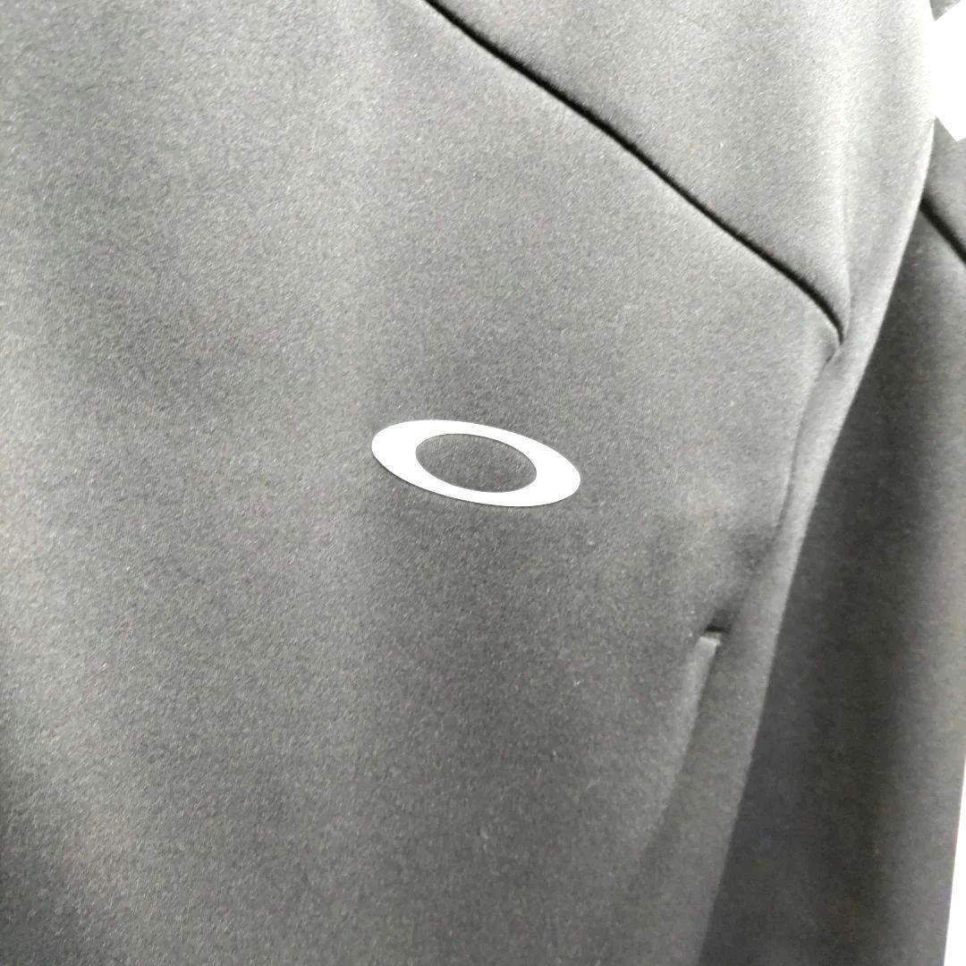 【美品】OAKLEY オークリー メンズ フルジップ パーカー ブラック M