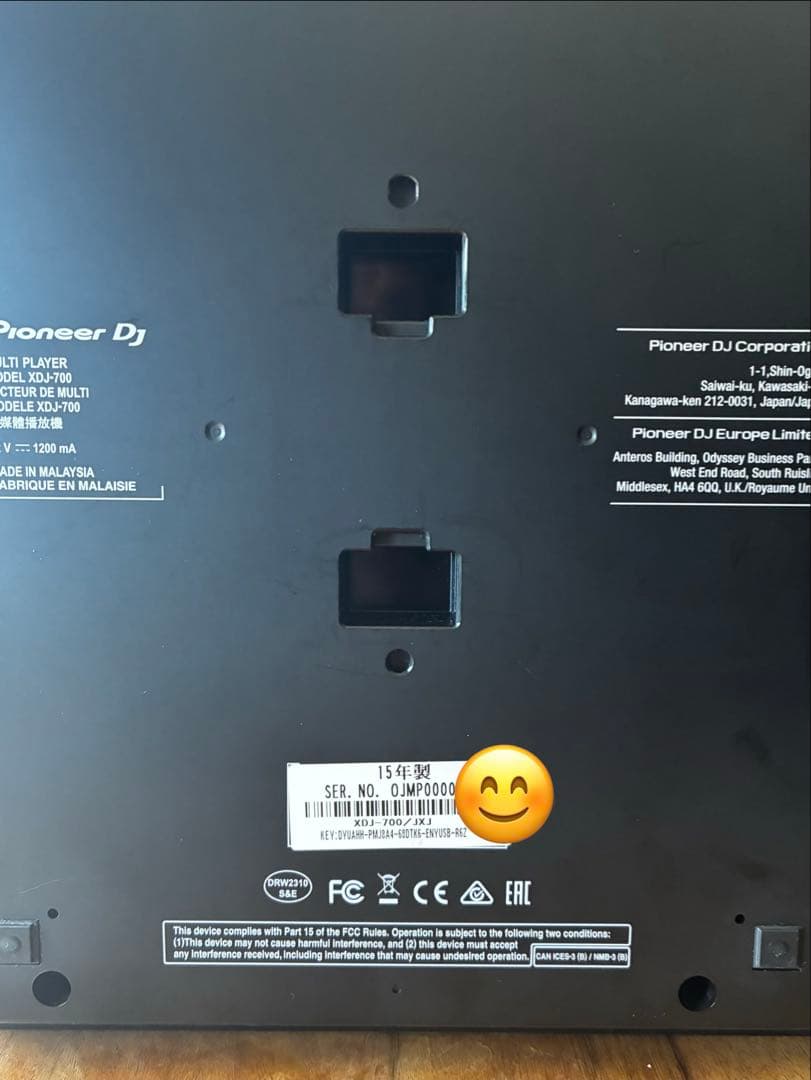のぶ【美品/スタンド付】Pioneer DJ XDJ-700 2台セット