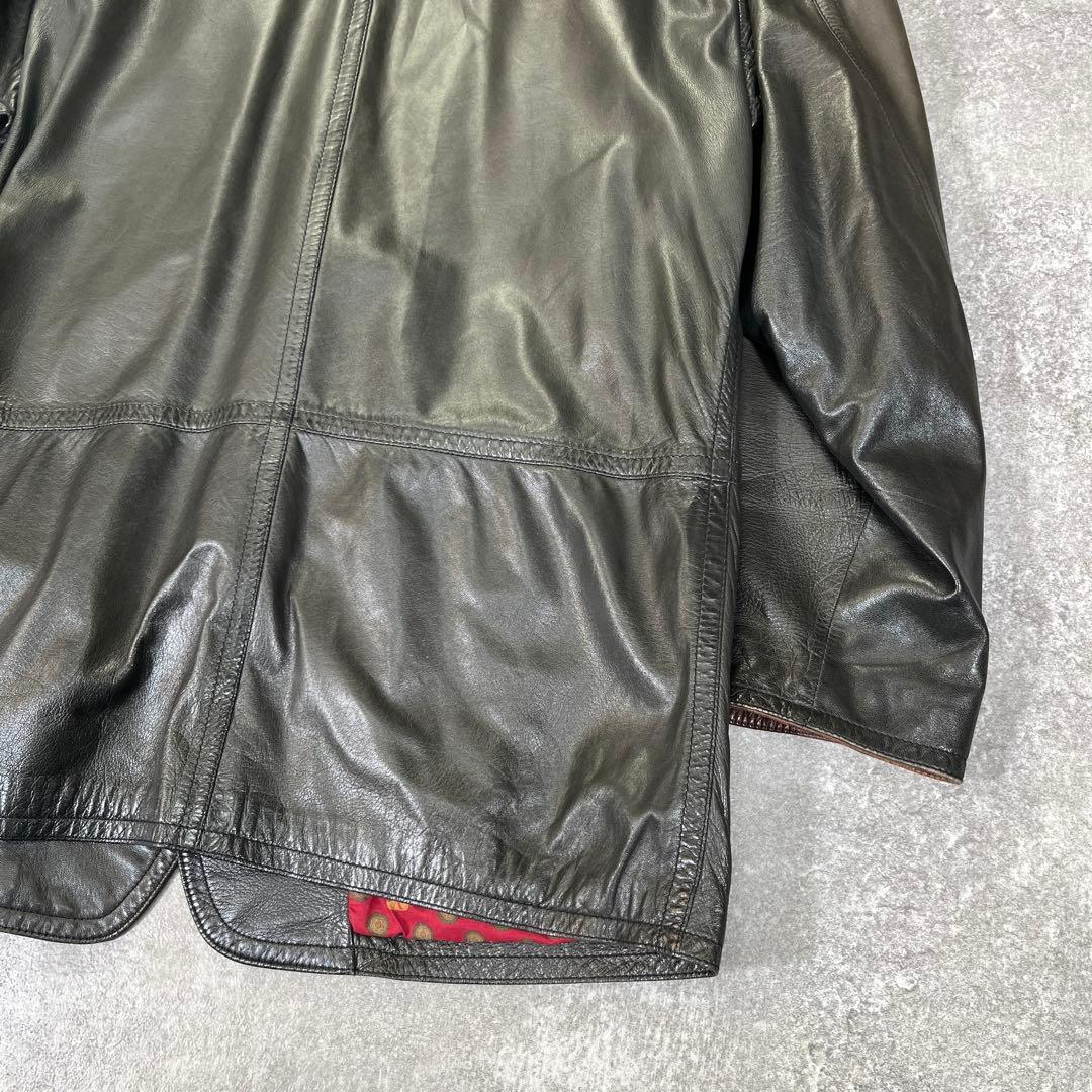 90s Valentino garavani レザージャケット　46 イタリア製