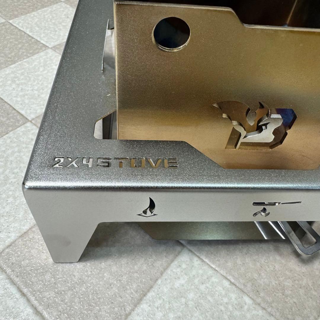 「2X4 STOVE」アウトドアコンロ 吹火台（ふきびだい）