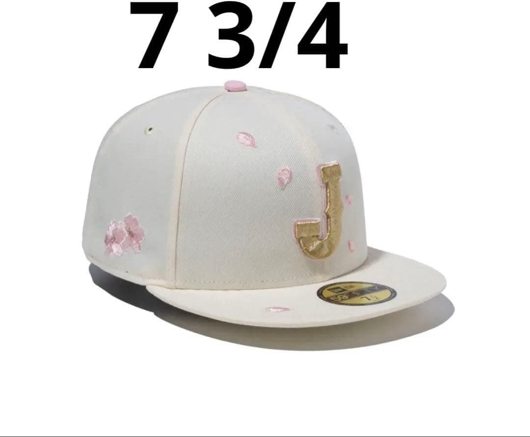 即発送　WBC2026 侍ジャパン ニューエラ キャップ 桜吹雪　7 3/4