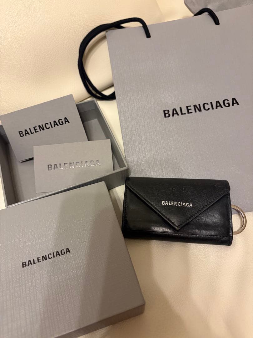 BALENCIAGA　6連キーケース　ブラック