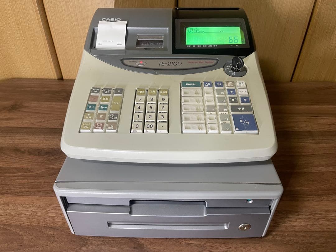 カシオ電子レジスター TE-2100