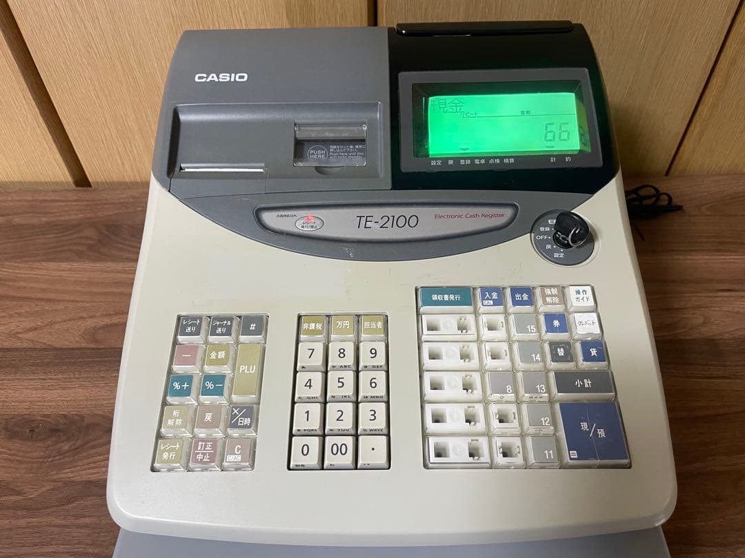 カシオ電子レジスター TE-2100