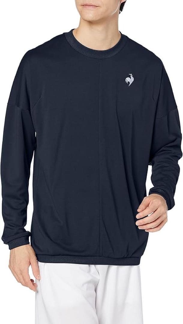 ルコックスポルティフ テニスウェア 長袖Tシャツ QMMWJB03紺メンズL新品