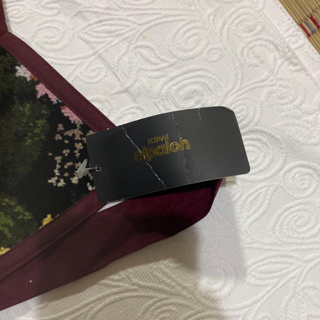 ホットマンエプロン　ワイン色　日本製　未使用