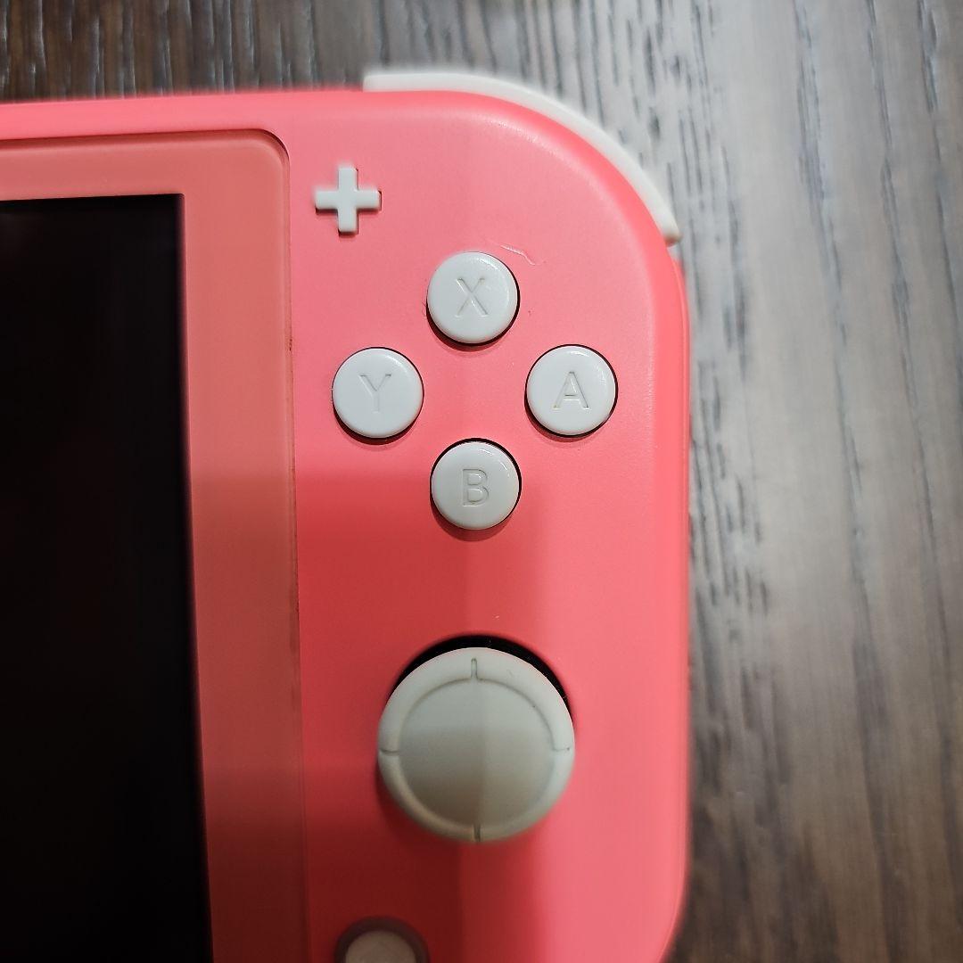 【Nintendo Switch Lite】 コーラルピンク一式
