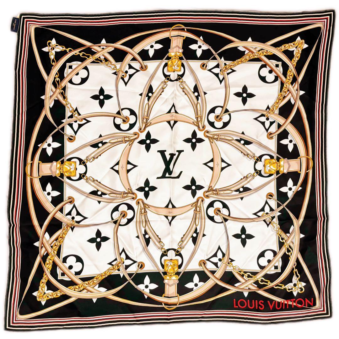LOUIS VUITTON カレ90 アルティメット　モノグラム　スカーフ