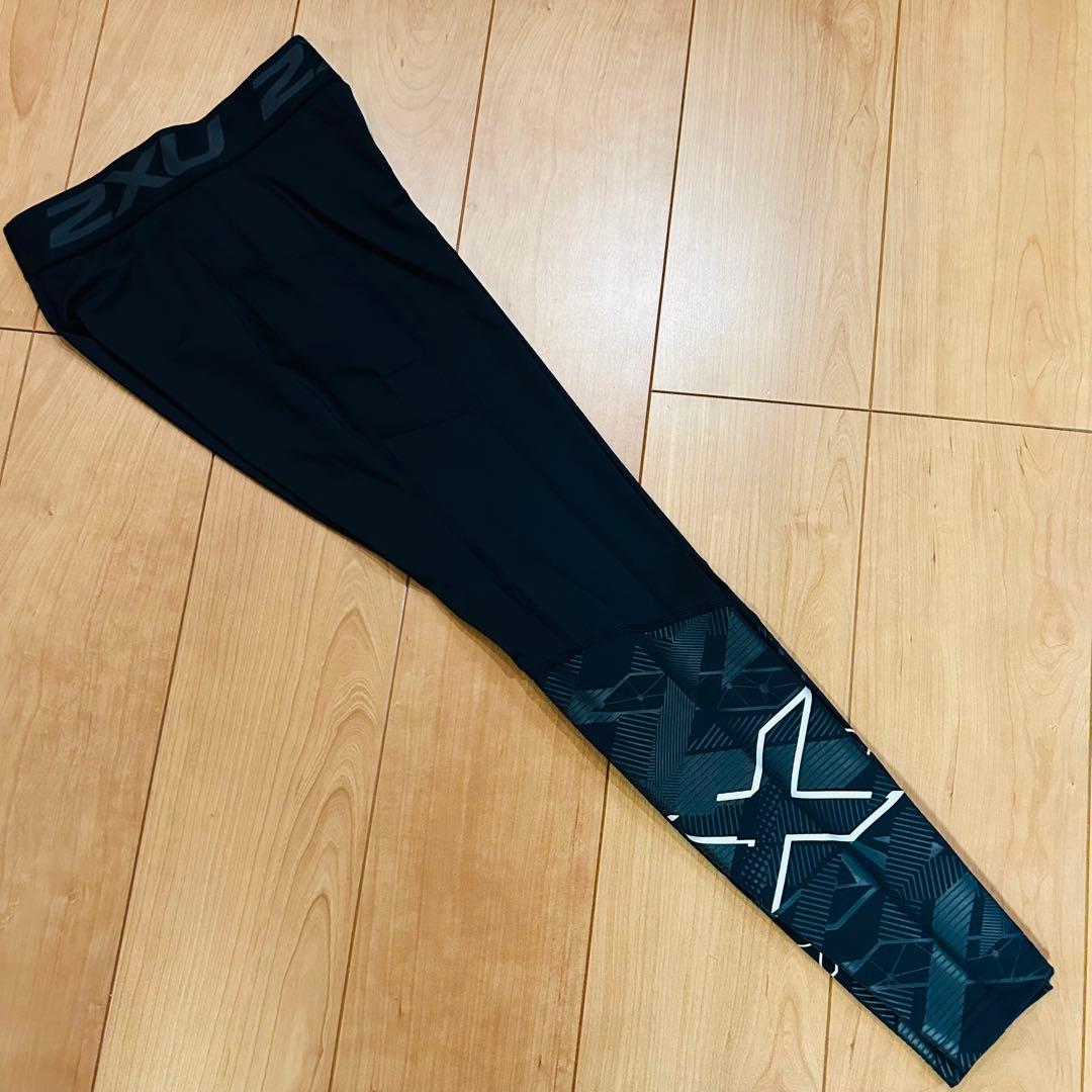 ■新品■ 2XU ツー・タイムズ・ユー　コンプレッション ロングタイツ　ブラック