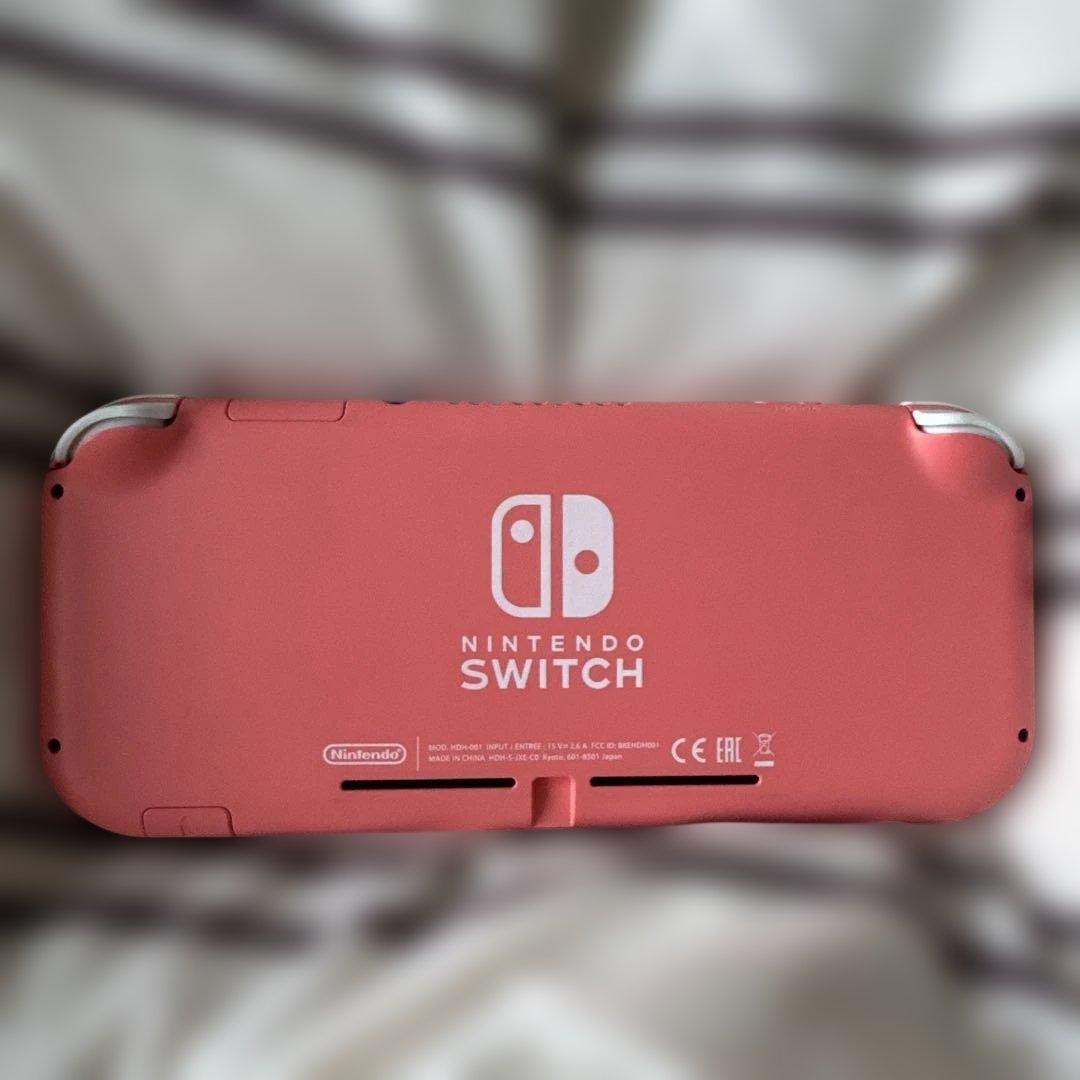 Nintendo Switch Lite 美品　コーラルピンク