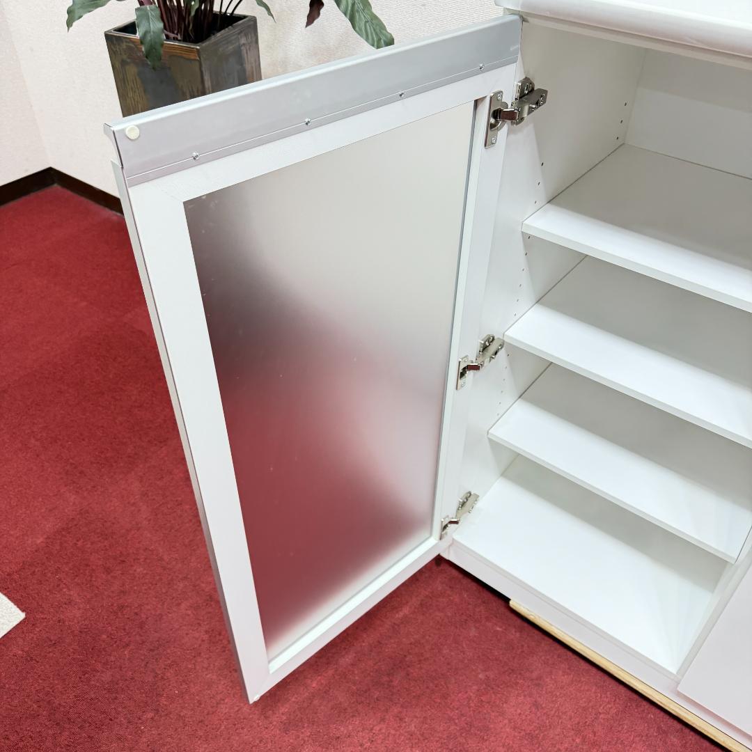 東京23区送料無料　美品ニトリ　レンジボード　白色　洗浄/除菌済み
