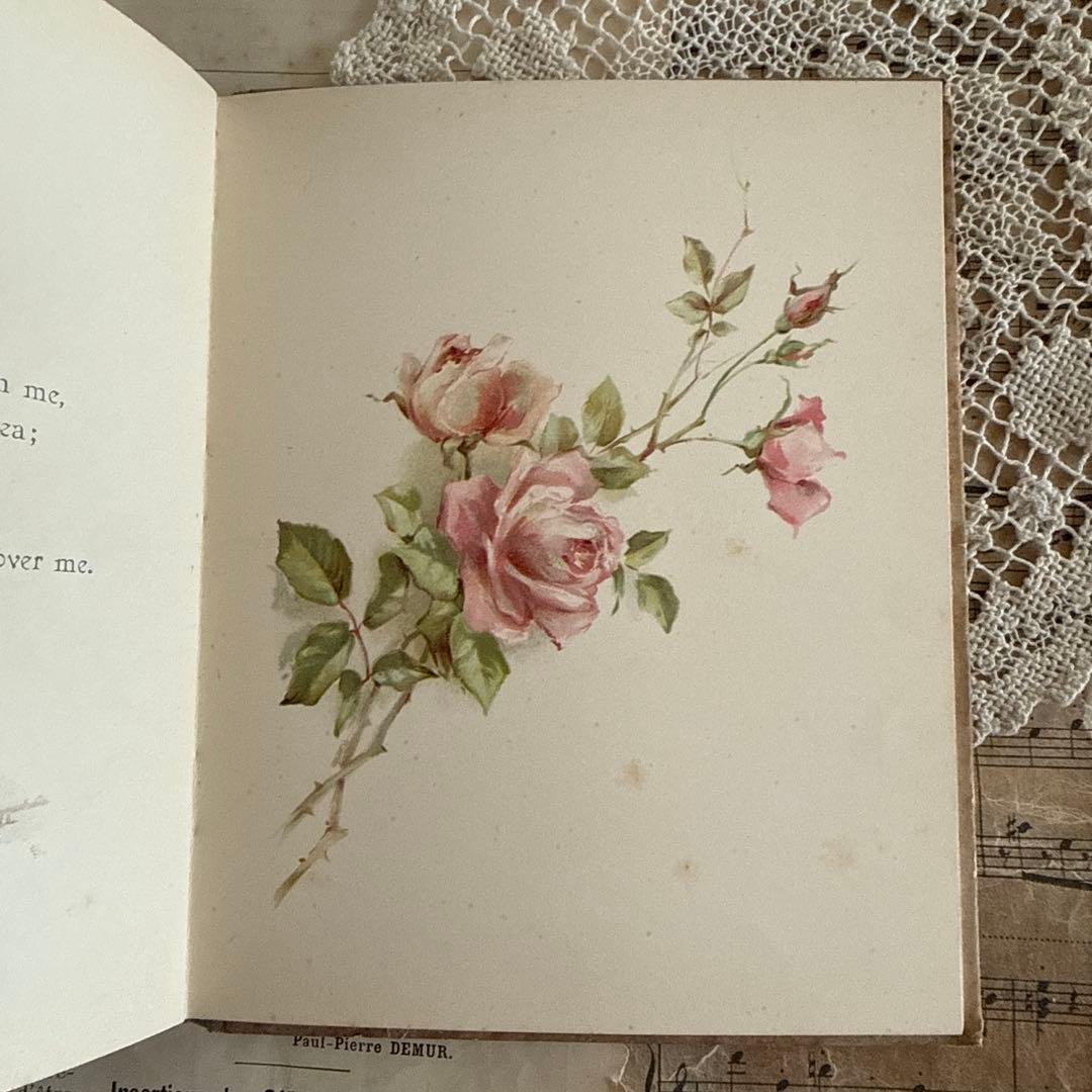 1890年アンティーク美しい画集アーネストニースター洋書ジャンクジャーナル古書