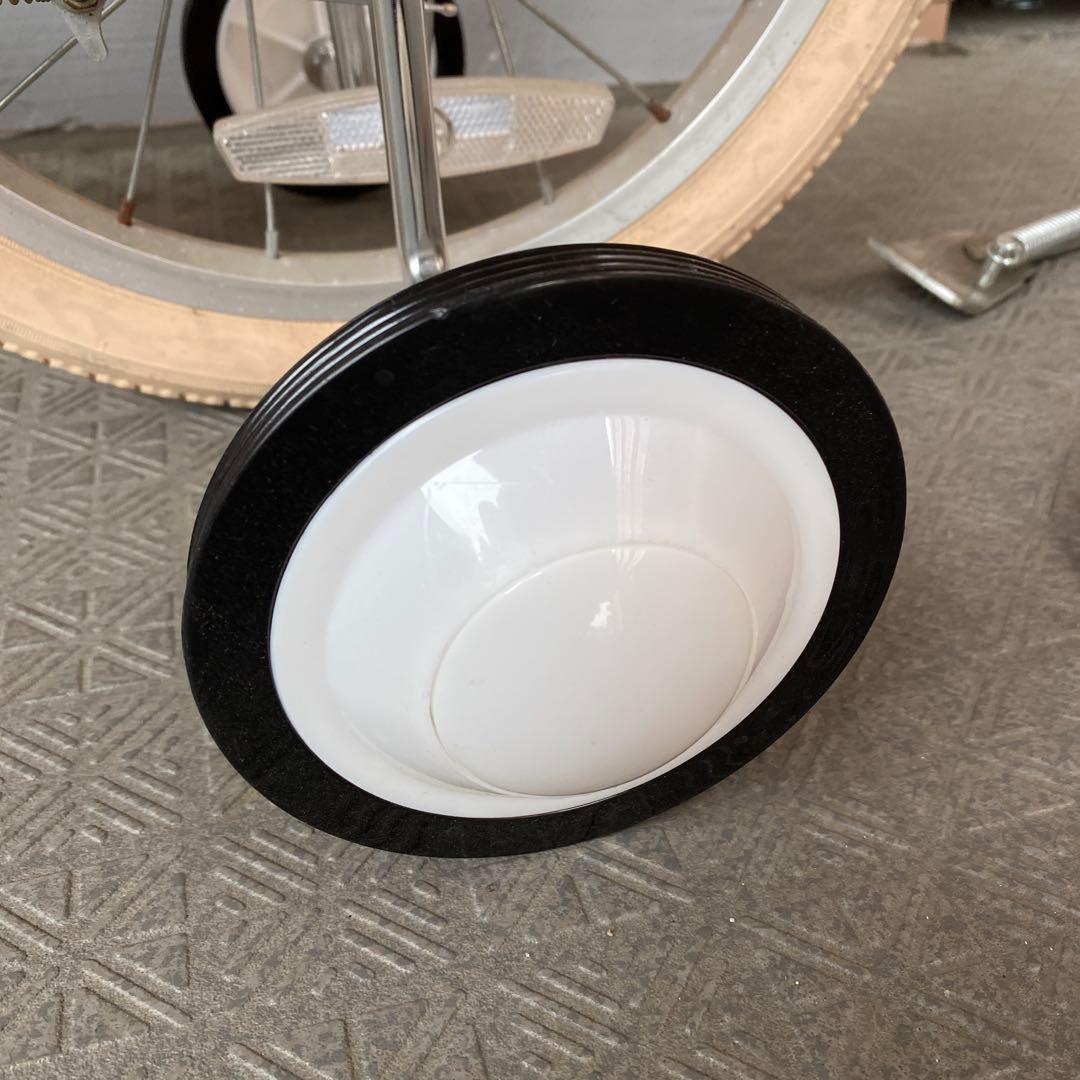 【送料込み】little tokyobike16インチ アイボリー 補助輪なし