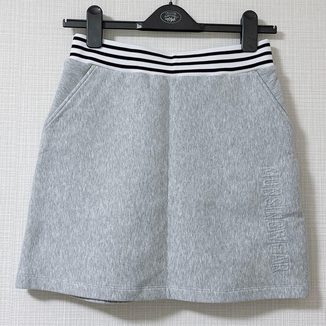 MUNSINGWEAR マンシングウェア スカート ウエストゴム グレー M
