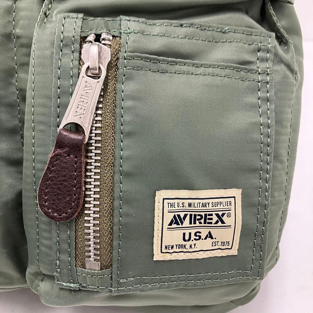 大人気☆AVIREX☆アヴィレックス☆ミニトート☆ヘルメットバッグ☆カーキ！