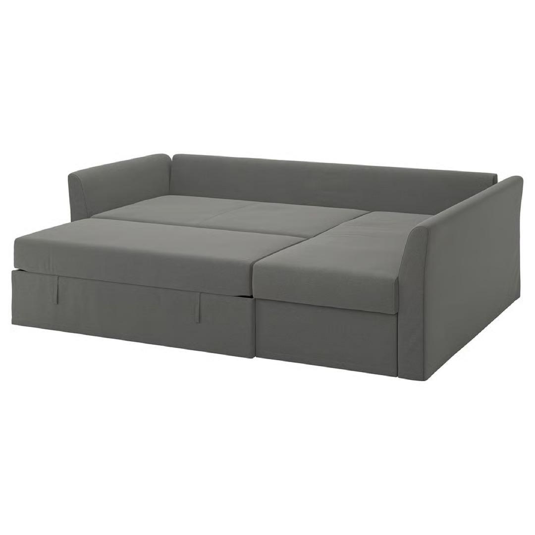 グレー ソファベッド IKEA ホルムスンド　HOLMSUND