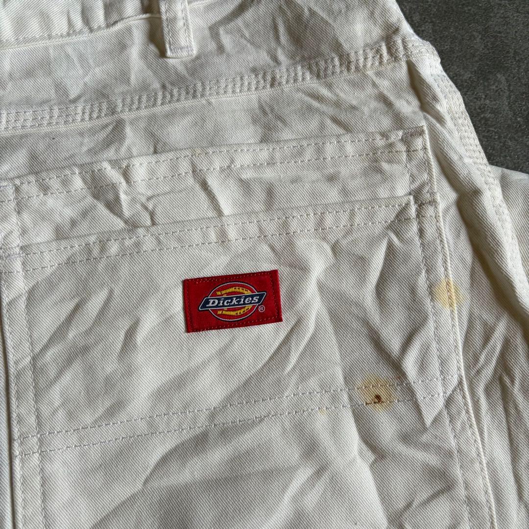 Dickies ペインターパンツ ホワイト W31 L30 ワークパンツ ワイド
