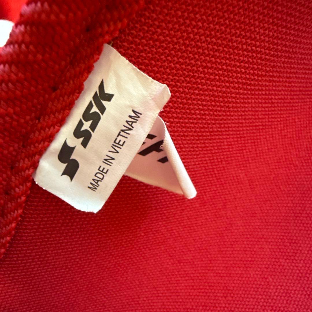 SSKキャッチャー用防具セットマスク(ミズノ)記名ありJSBB レッド少年軟式用