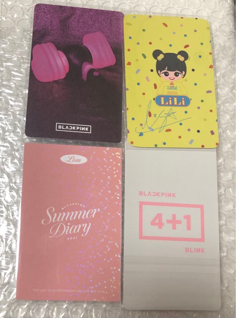 blackpink summer diary 4+1 POPUP リサ トレカ