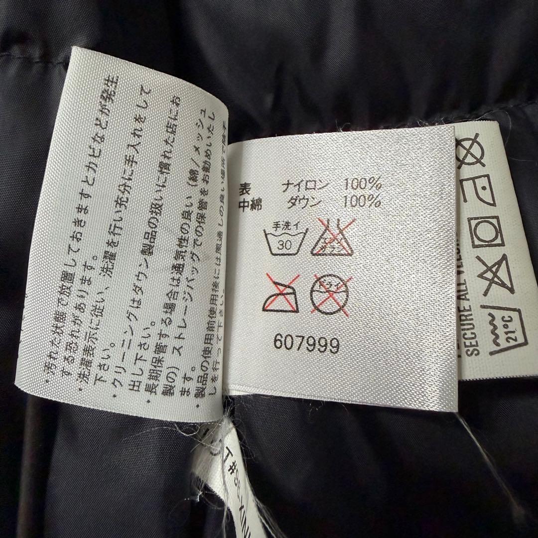 【超美品】ノースフェイス ヌプシ グースダウン ベスト ブラック L