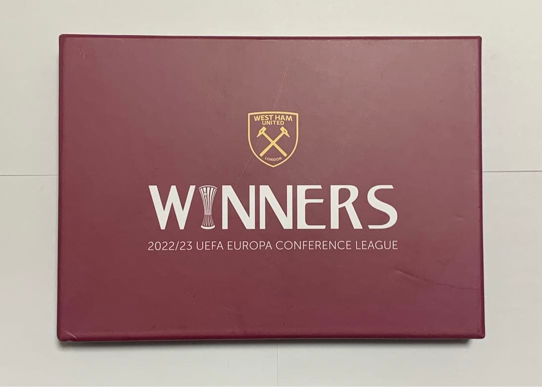 ウェストハム　2022/23 UEFAヨーロッパカンファレンスリーグ 優勝記念品