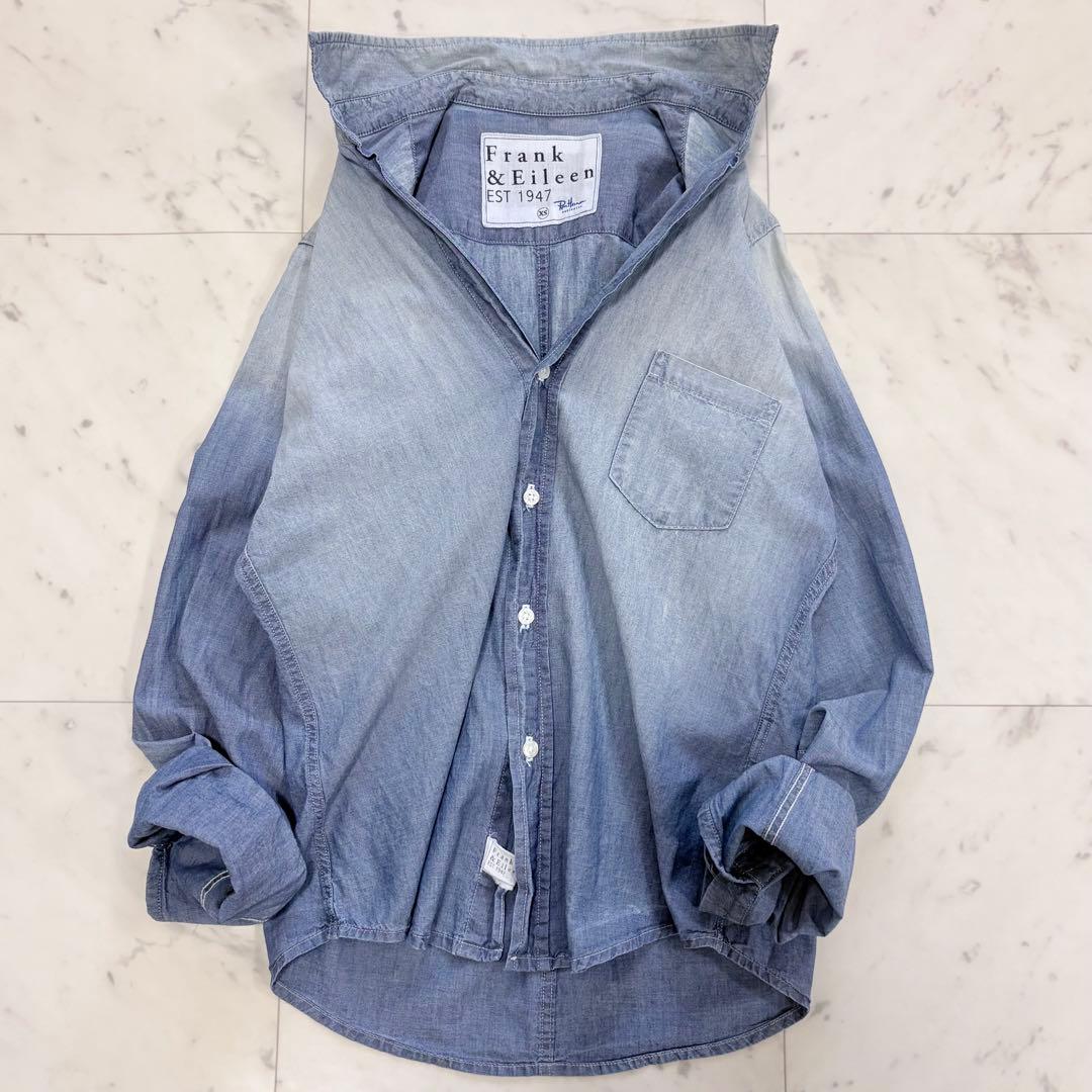 美品✨フランク&アイリーン　シャンブレーシャツ ロンハーマン別注　バリー