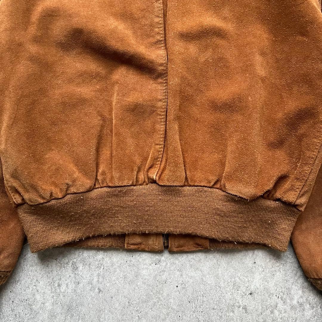 80s Schott ショット スエードレザー ボンバージャケット USA製