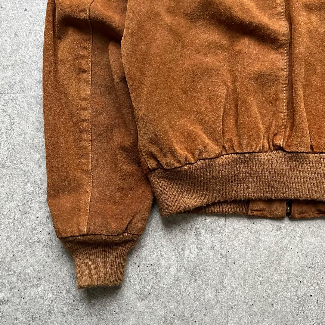80s Schott ショット スエードレザー ボンバージャケット USA製