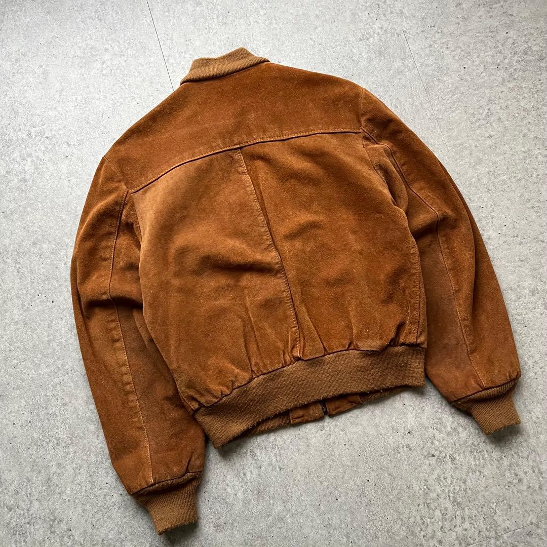 80s Schott ショット スエードレザー ボンバージャケット USA製