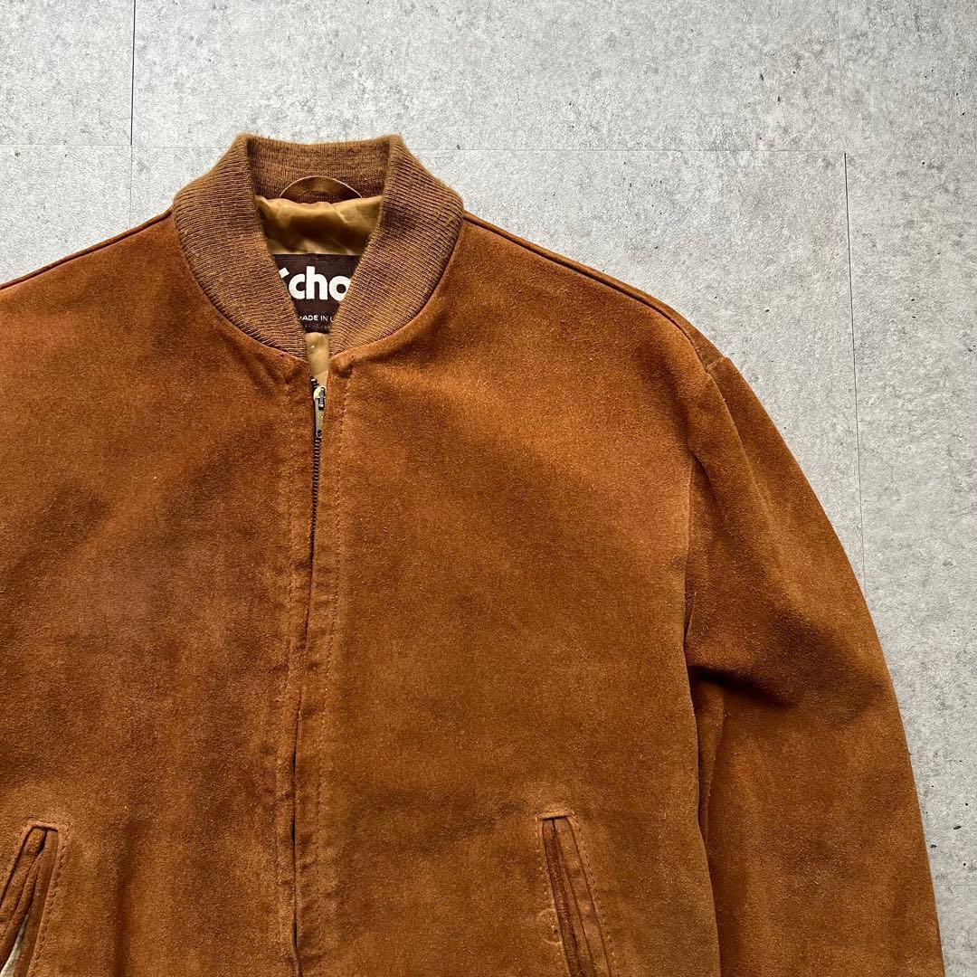 80s Schott ショット スエードレザー ボンバージャケット USA製