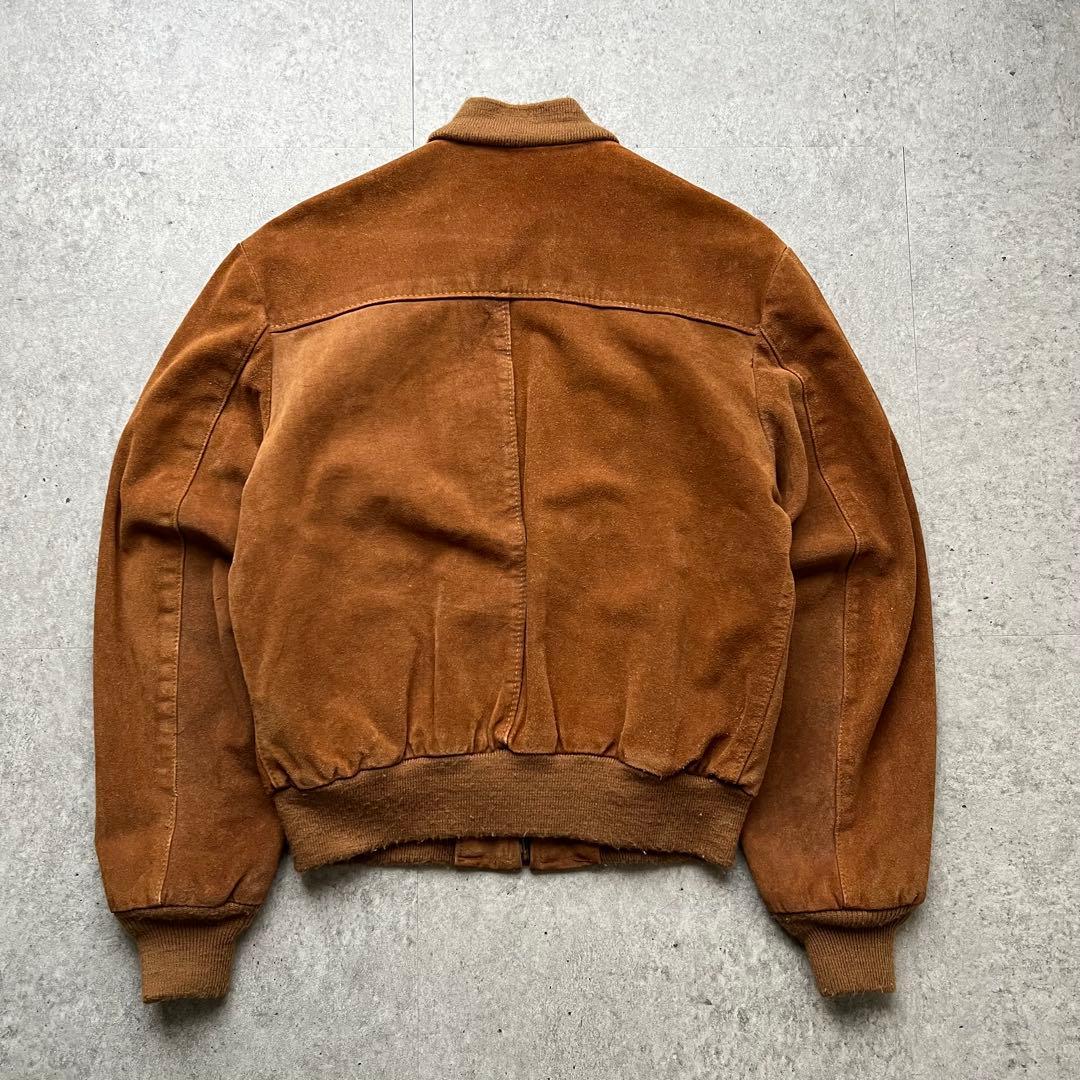 80s Schott ショット スエードレザー ボンバージャケット USA製