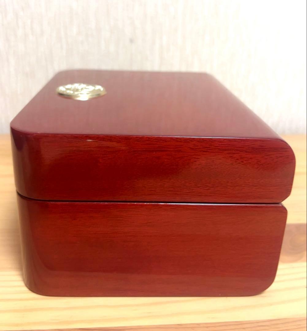 OMEGA 木製ギフトボックス 赤茶