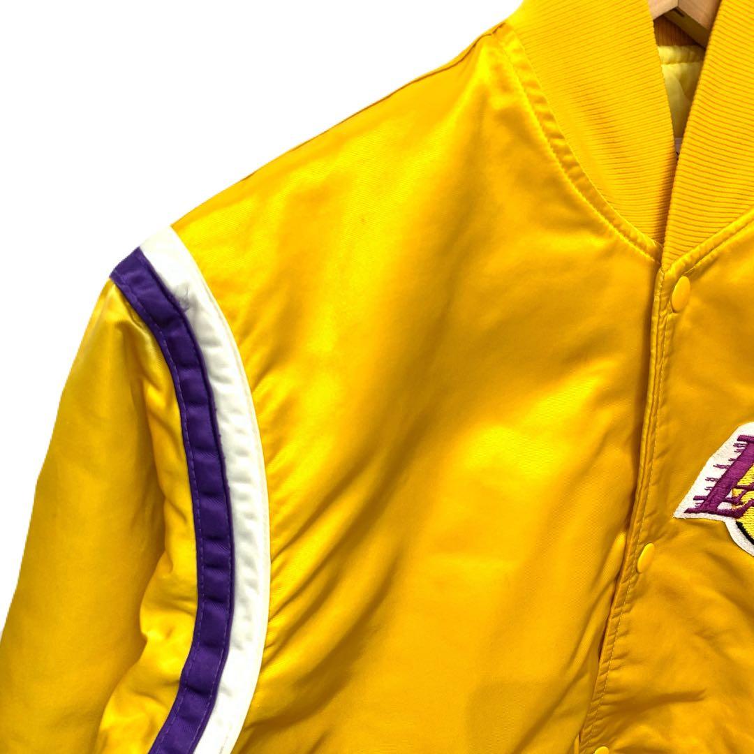 90s USA製 STARTER レイカーズ スタジャン Sサイズ NBA