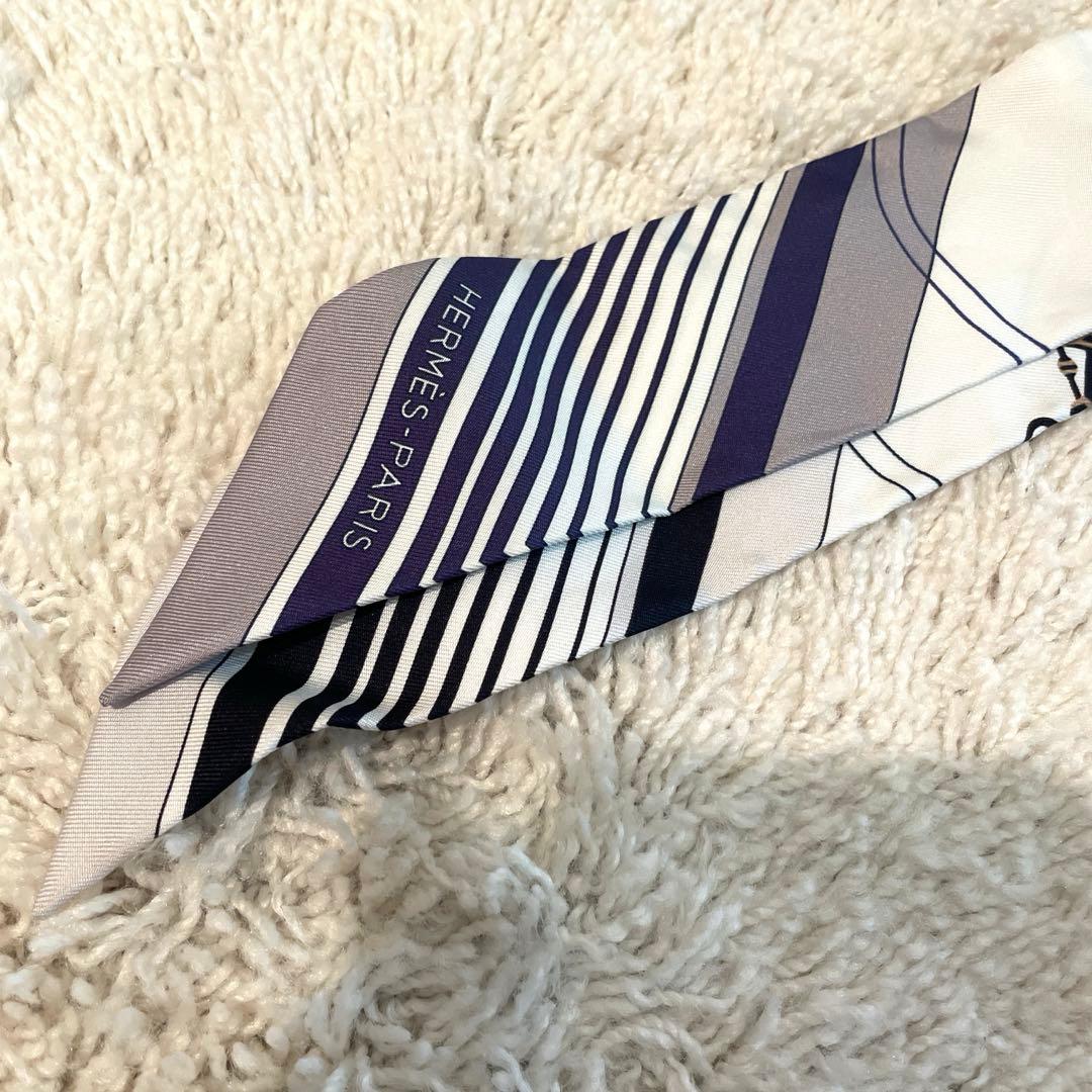 HERMES エルメス　ツイリー　エクスリブリス