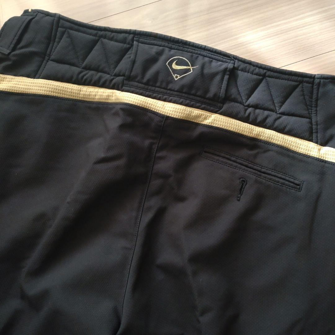 NIKE　ナイキ　ジャージセットアップ　野球　黒×金　L〜XLサイズ　スポーツ