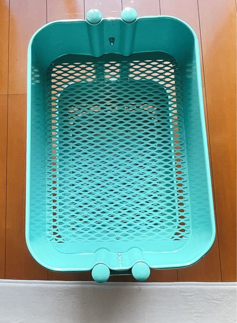 IKEA スチールワゴン ターコイズ