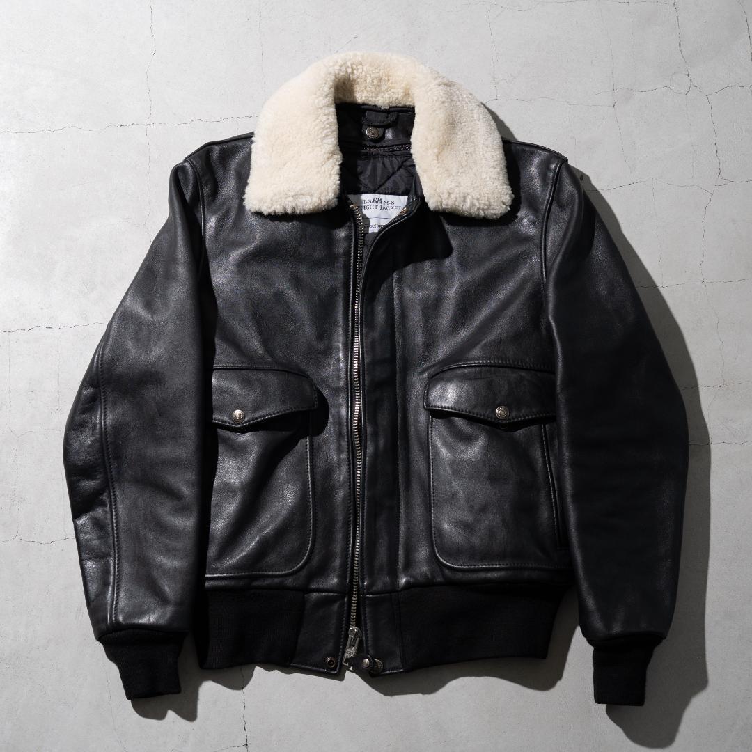 SCHOTT×Ron Herman ライダースジャケット　襟ボア　174RH