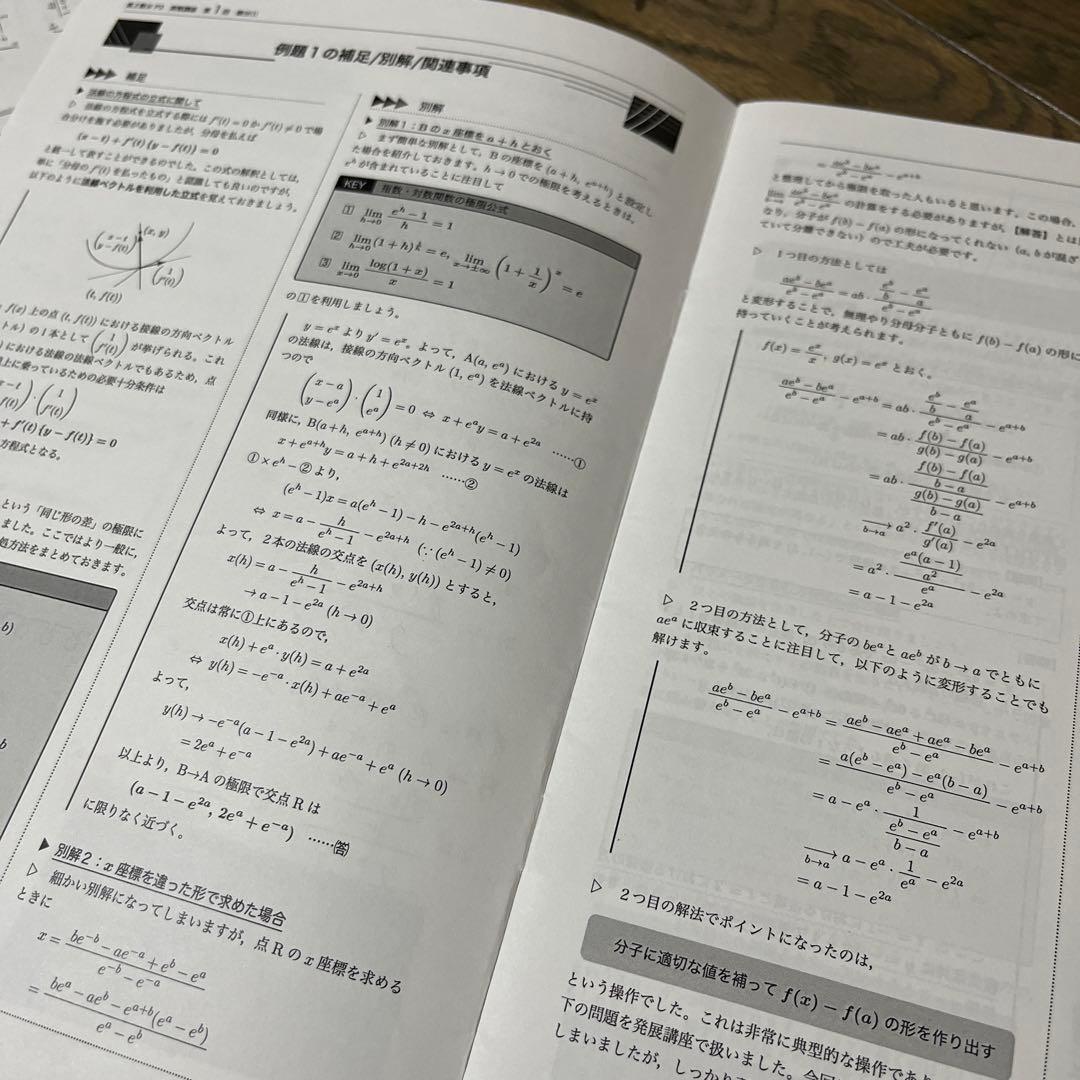 鉄緑会　高2数3 テキスト