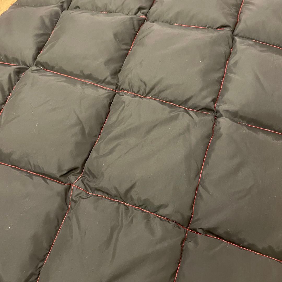 80's USA製 COMFY リバーシブル ダウンベスト 赤×黒 L