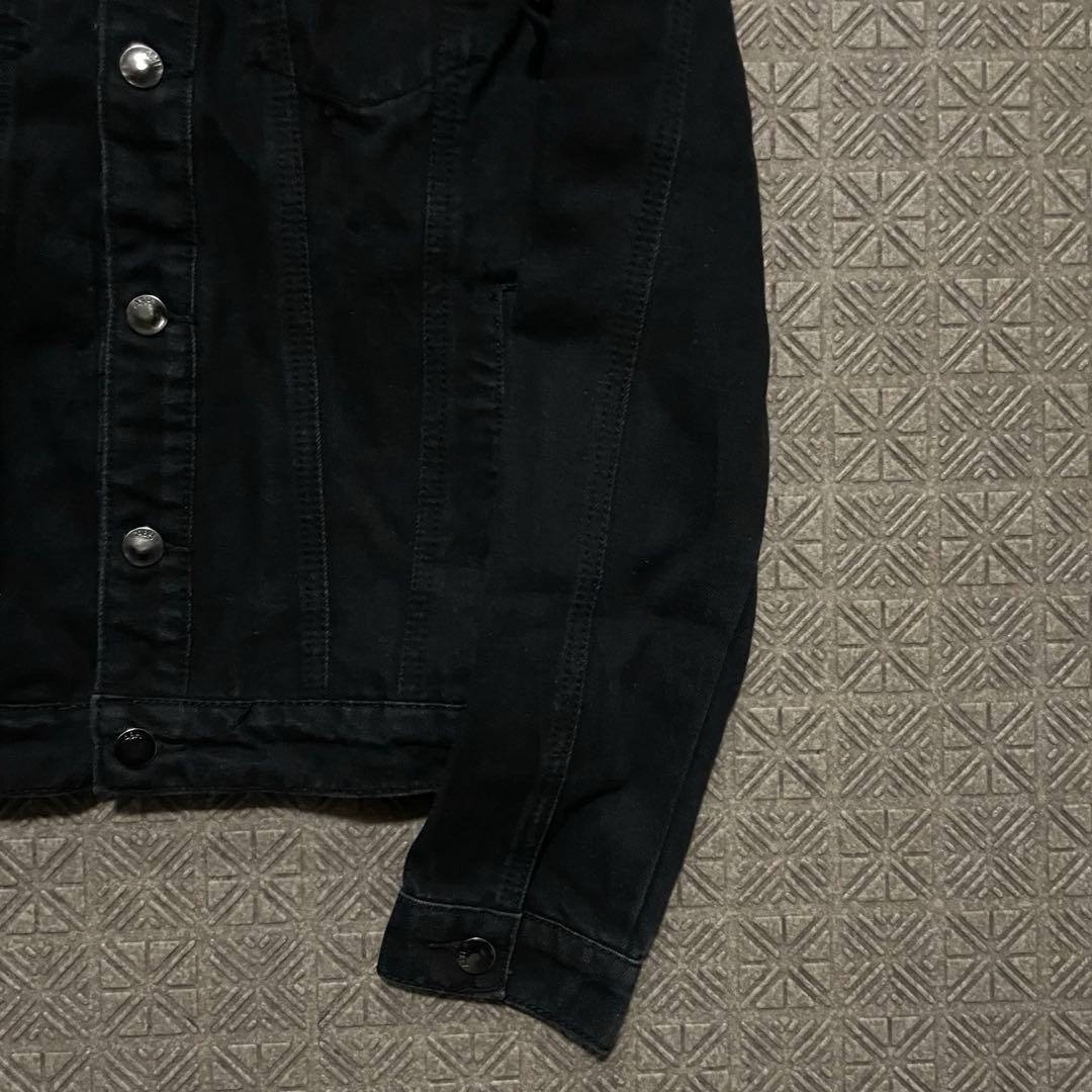 ジャケット・アウター opium darkwear black short denim jacket3