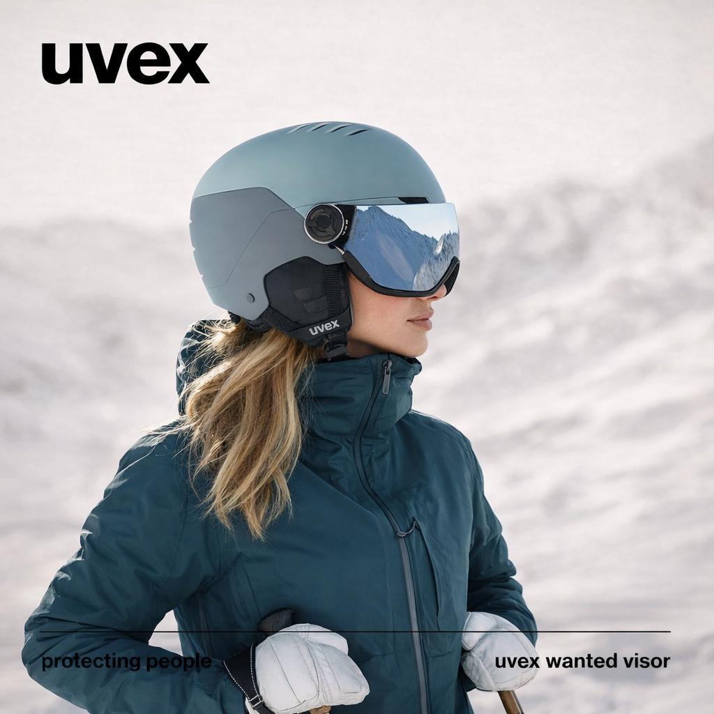 uvex スキーバイザー ヘルメット wanted visor 54-58cm