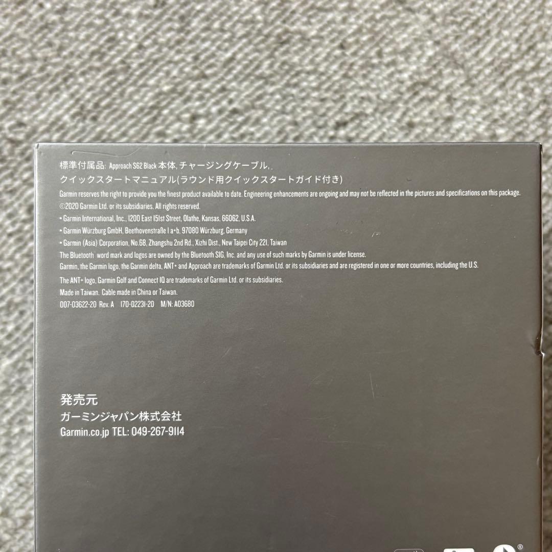 Garmin Approach S62 GPS ゴルフウォッチ ゴルフ 時計