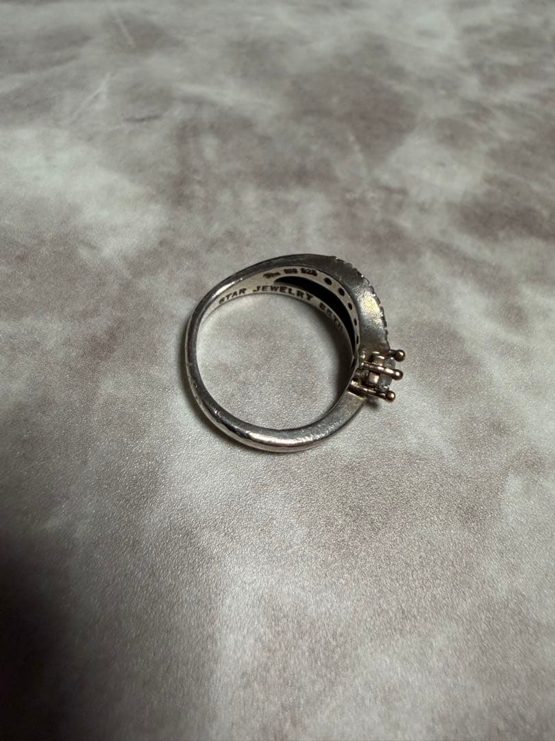 STAR JEWELRY スタージュエリー 星 K18 シルバー925 リング