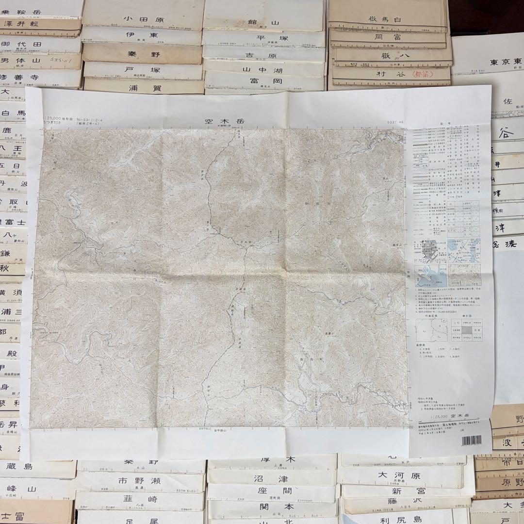 古地図 約140枚 未整理 2万5千分の1・5万分の1 国土地理院 地形図